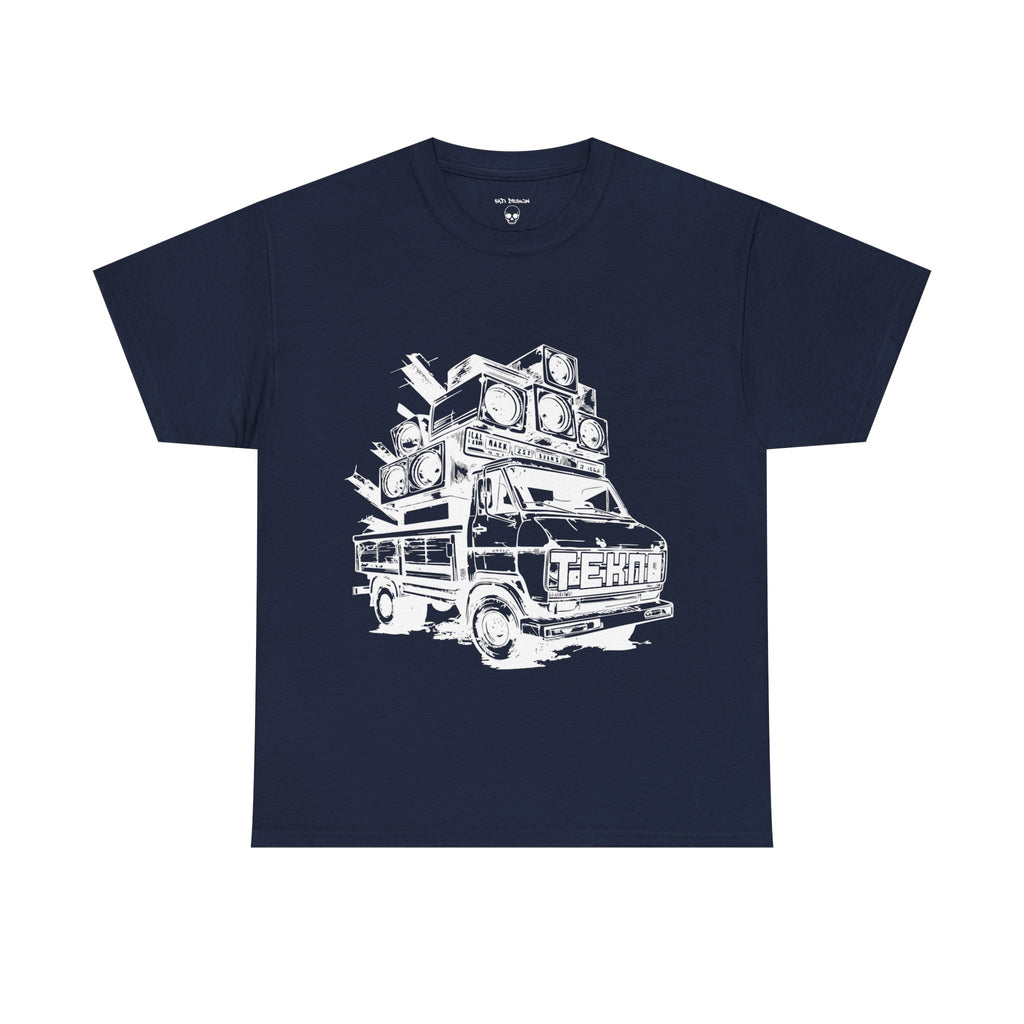 Tekno Truck Unisex Heavy Cotton Tee, Cozy Casual Tee, Everyday Wear, Techno Tee, Festival Tee