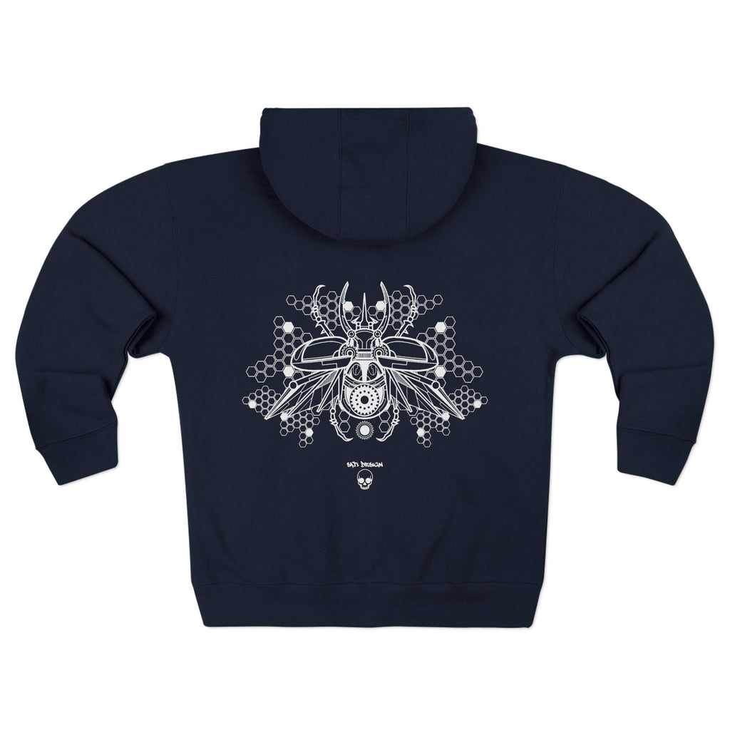 Cyber Insect, Stylish Unisex Zip Hoodie, Cozy Layer for Every Occasion, Perfect for Fall, Festival Hoodie