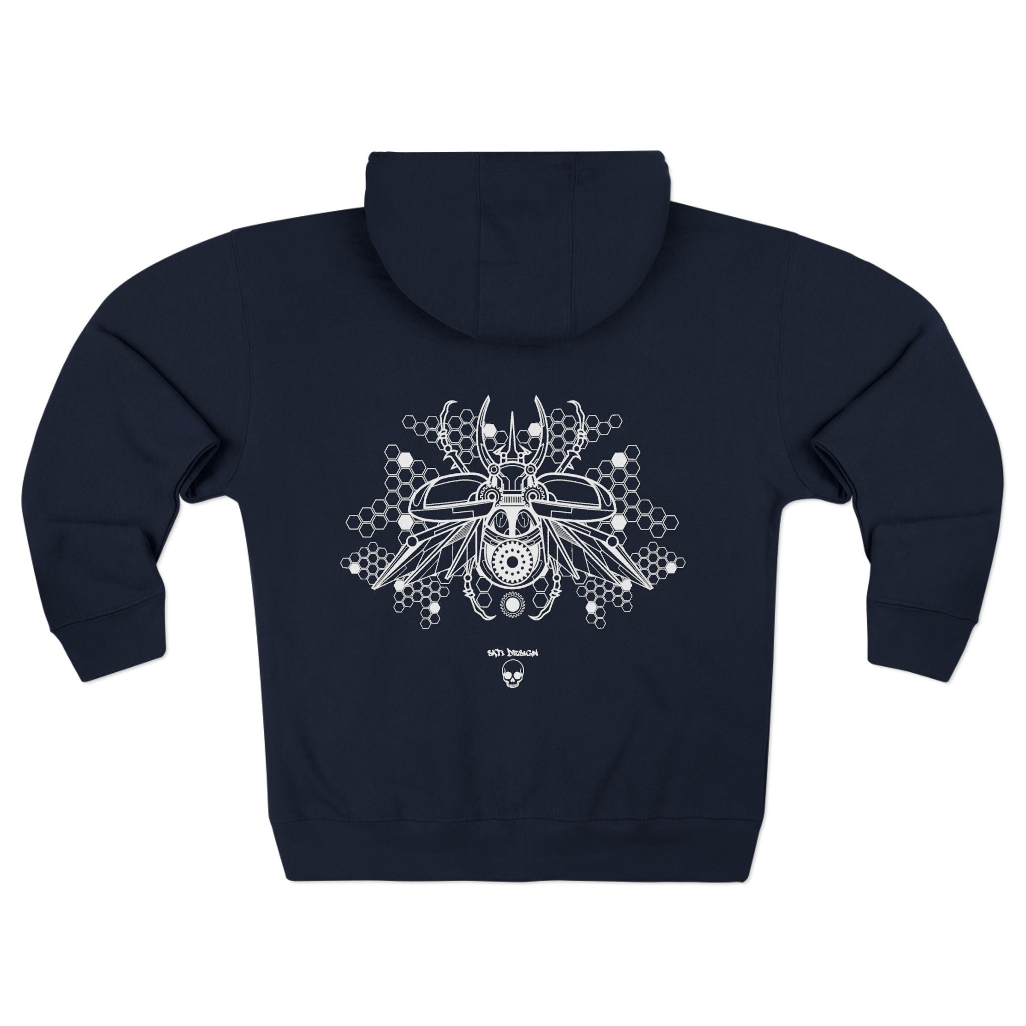 Cyber Insect, Stylish Unisex Zip Hoodie, Cozy Layer for Every Occasion, Perfect for Fall, Festival Hoodie