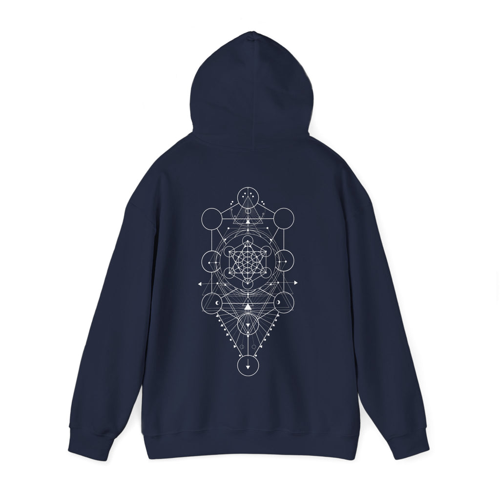 Sacred Geometry Cozy Unisex Heavy Blend™ Hooded Sweatshirt - Everyday Comfort, Customizable Designs, Ideal
