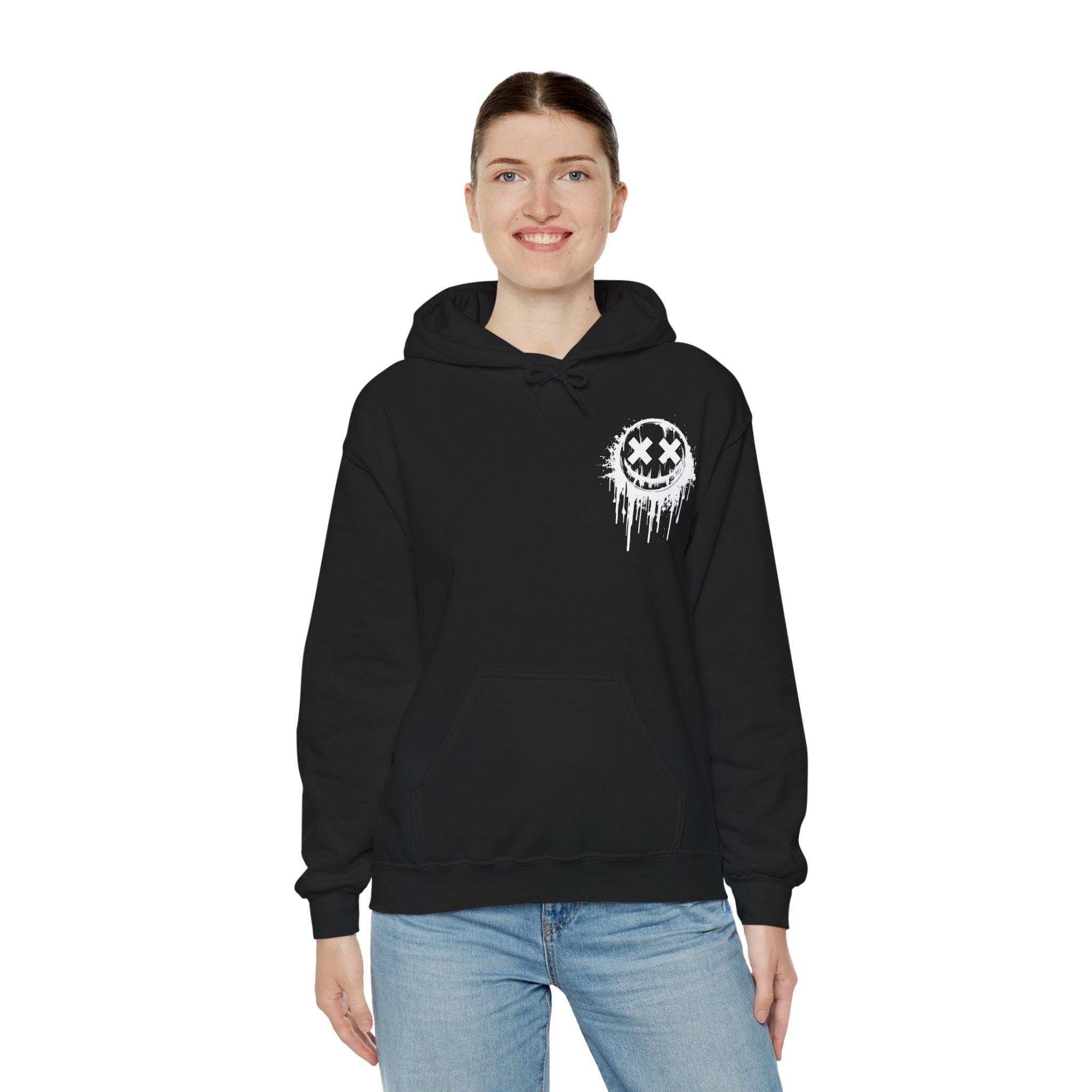Smiley Hooded Sweatshirt - Casual Comfort for Everyone, Perfect for Daily Wear, Holidays, & Chill Days