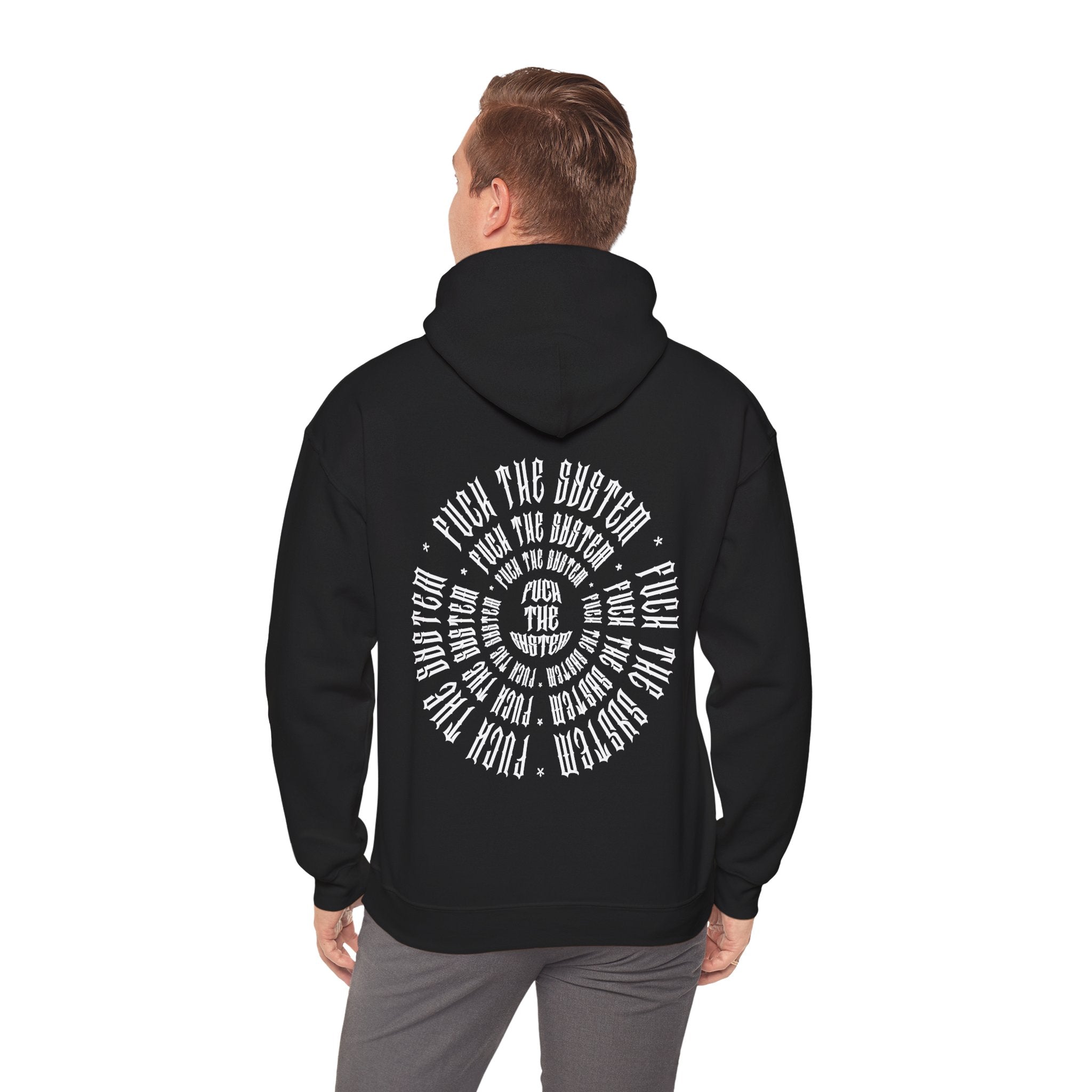Copy of Fuck The System Punk-Themed Unisex Hoodie