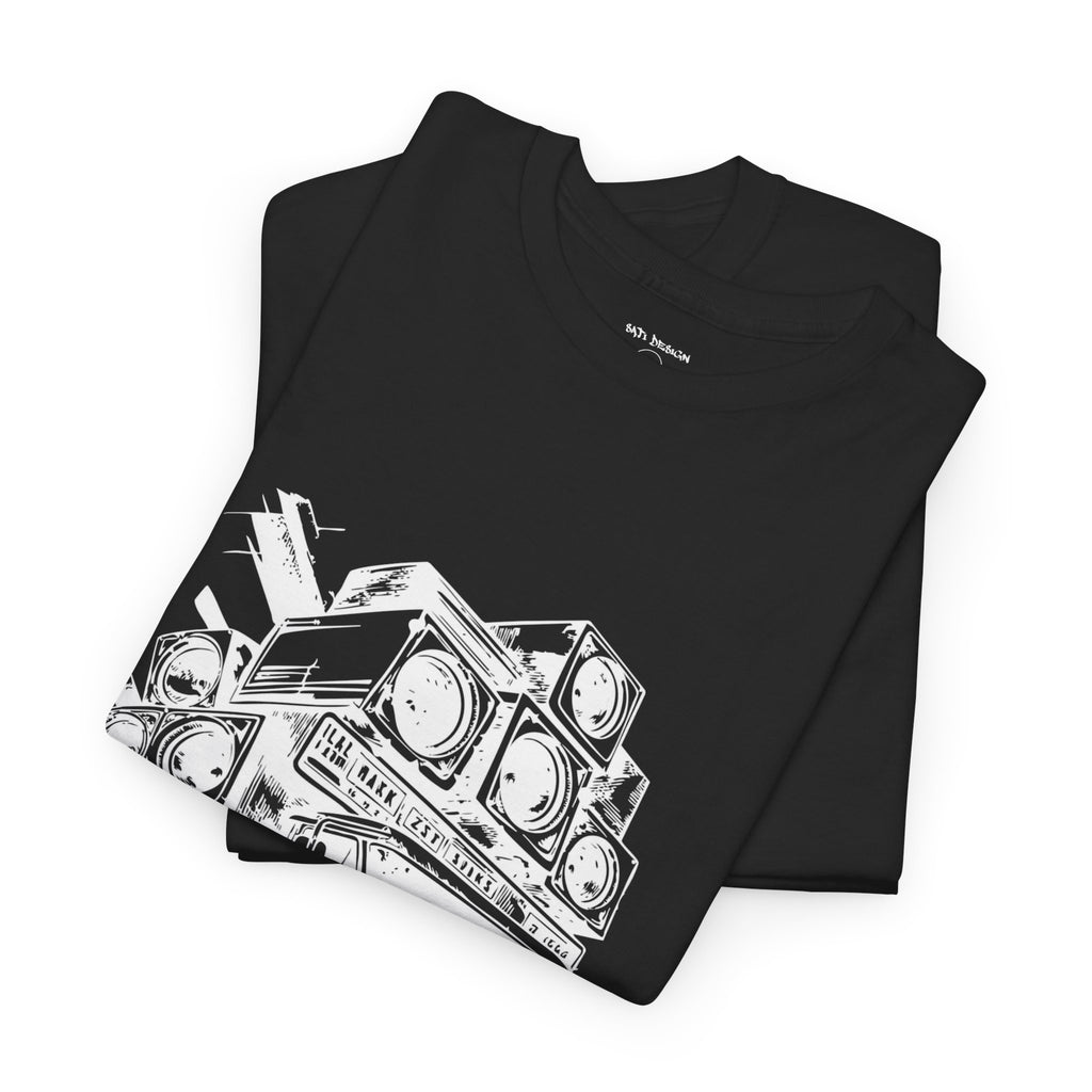 Tekno Truck Unisex Heavy Cotton Tee, Cozy Casual Tee, Everyday Wear, Techno Tee, Festival Tee