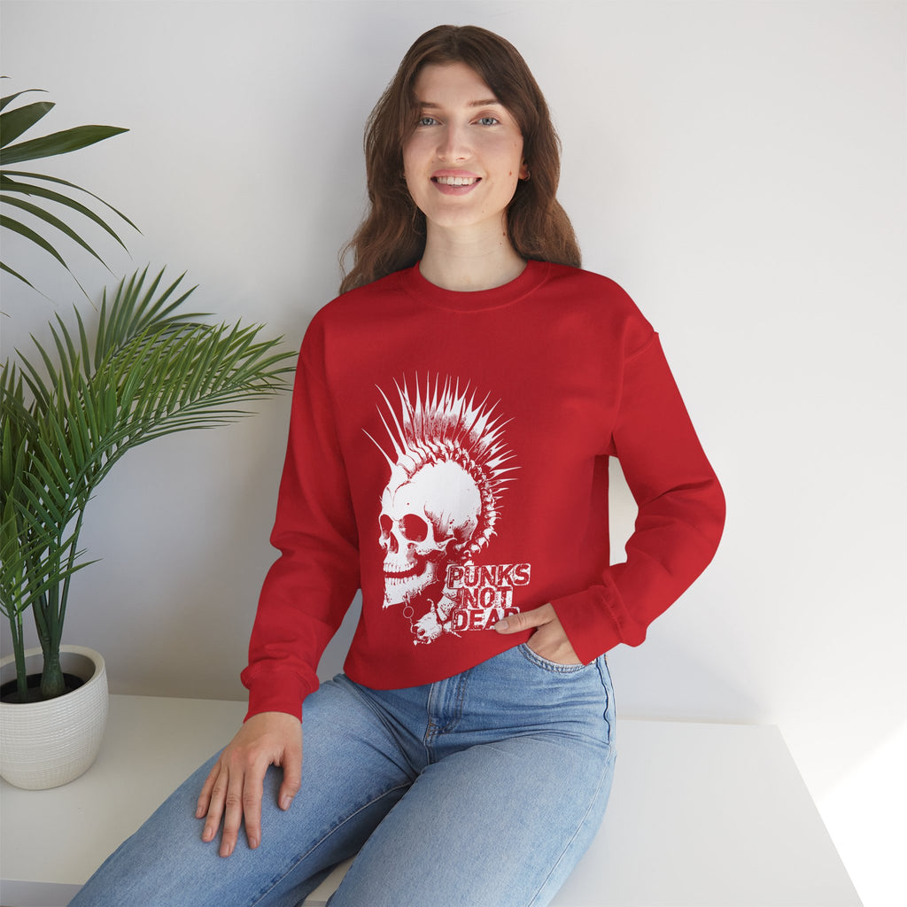 Skull Graphic Sweatshirt, Cozy Casual Unisex Crewneck, Perfect for Goth Lovers, Halloween Gift, Everyday Comfort