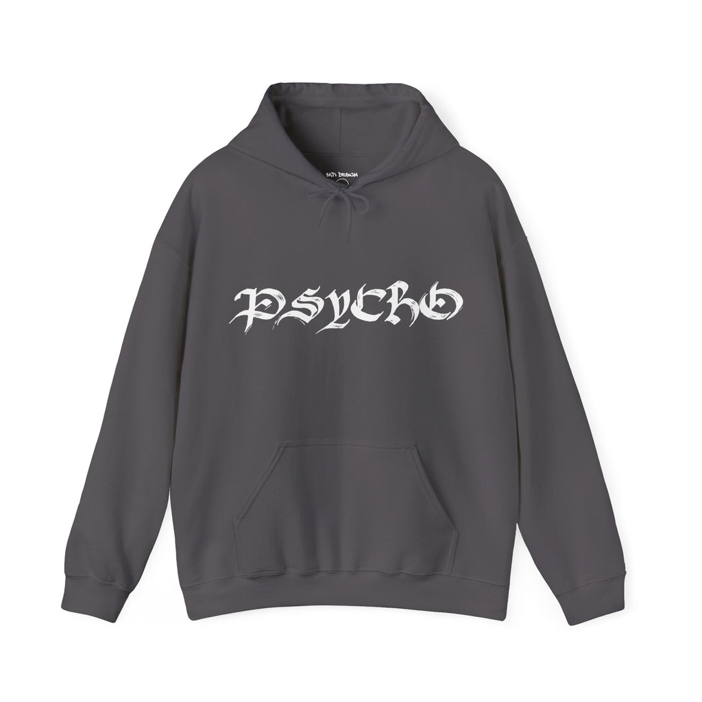 Psycho-Themed Unisex Hoodie, Edgy Streetwear, Urban Fashion, Gift for Music Lovers, Gothic Style