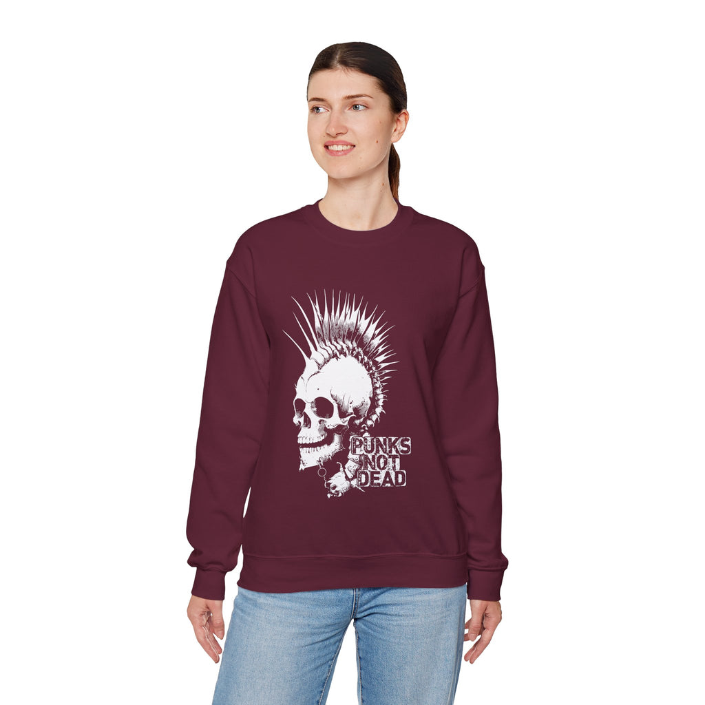 Skull Graphic Sweatshirt, Cozy Casual Unisex Crewneck, Perfect for Goth Lovers, Halloween Gift, Everyday Comfort