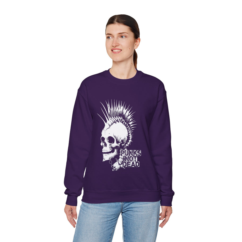 Skull Graphic Sweatshirt, Cozy Casual Unisex Crewneck, Perfect for Goth Lovers, Halloween Gift, Everyday Comfort