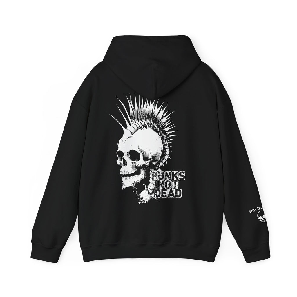 Punk-Themed Unisex Hoodie - Perfect for Rock Fans, Cozy Layer, Gift for Music Lovers, Alternative Fashion