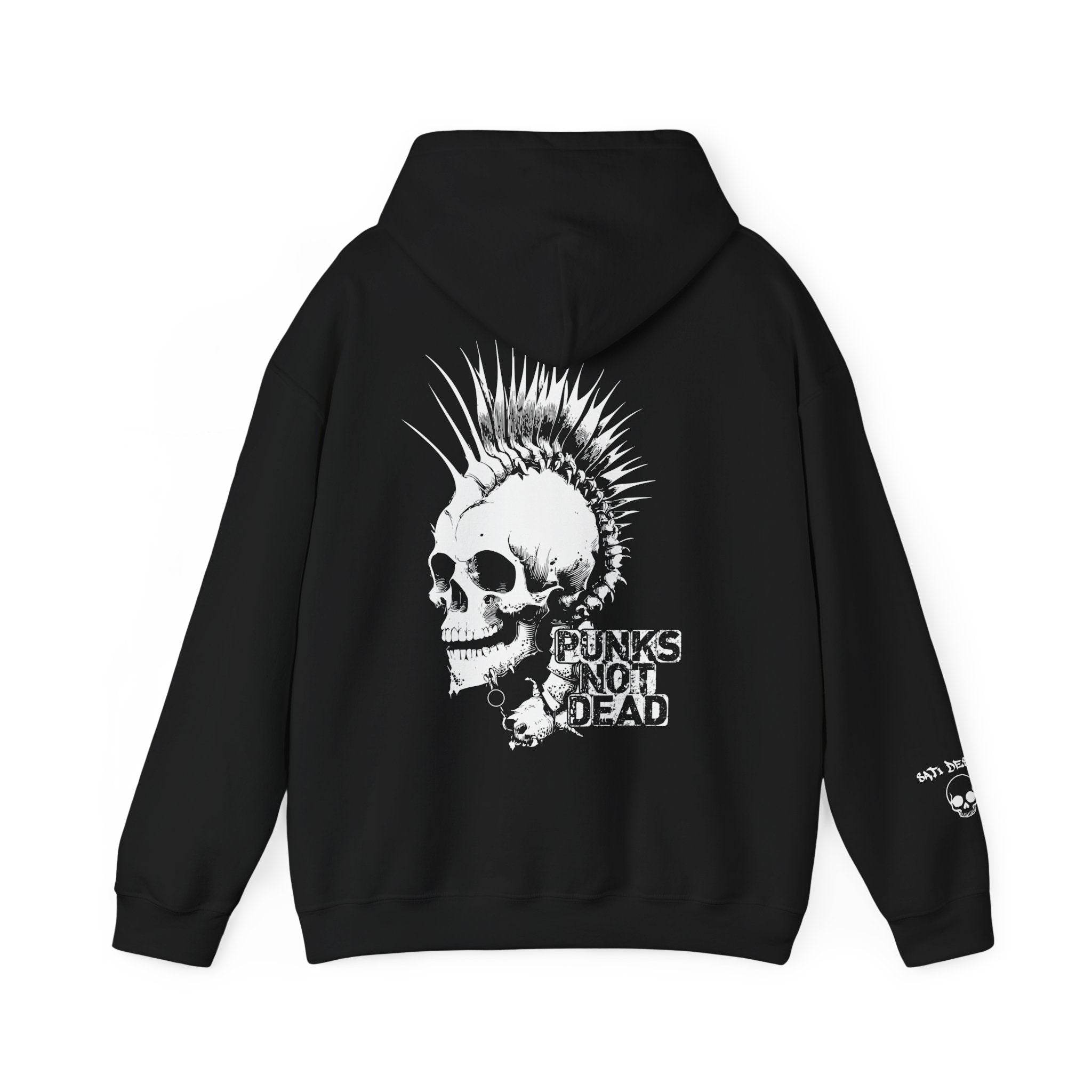 Punk-Themed Unisex Hoodie - Perfect for Rock Fans, Cozy Layer, Gift for Music Lovers, Alternative Fashion