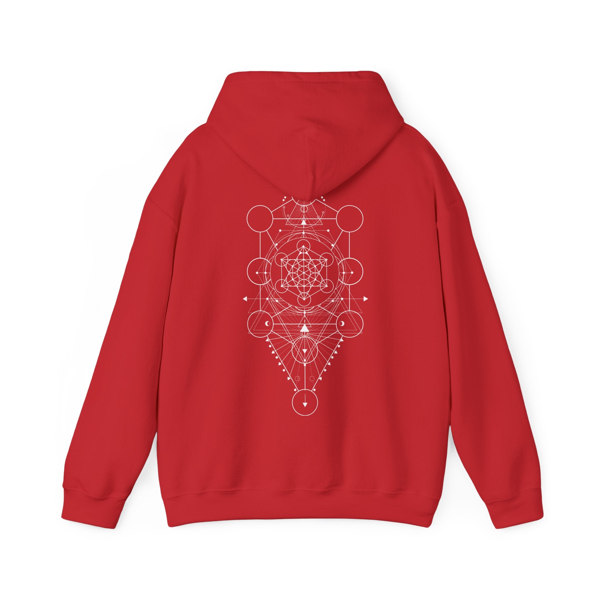 Sacred Geometry Cozy Unisex Heavy Blend™ Hooded Sweatshirt - Everyday Comfort, Customizable Designs, Ideal