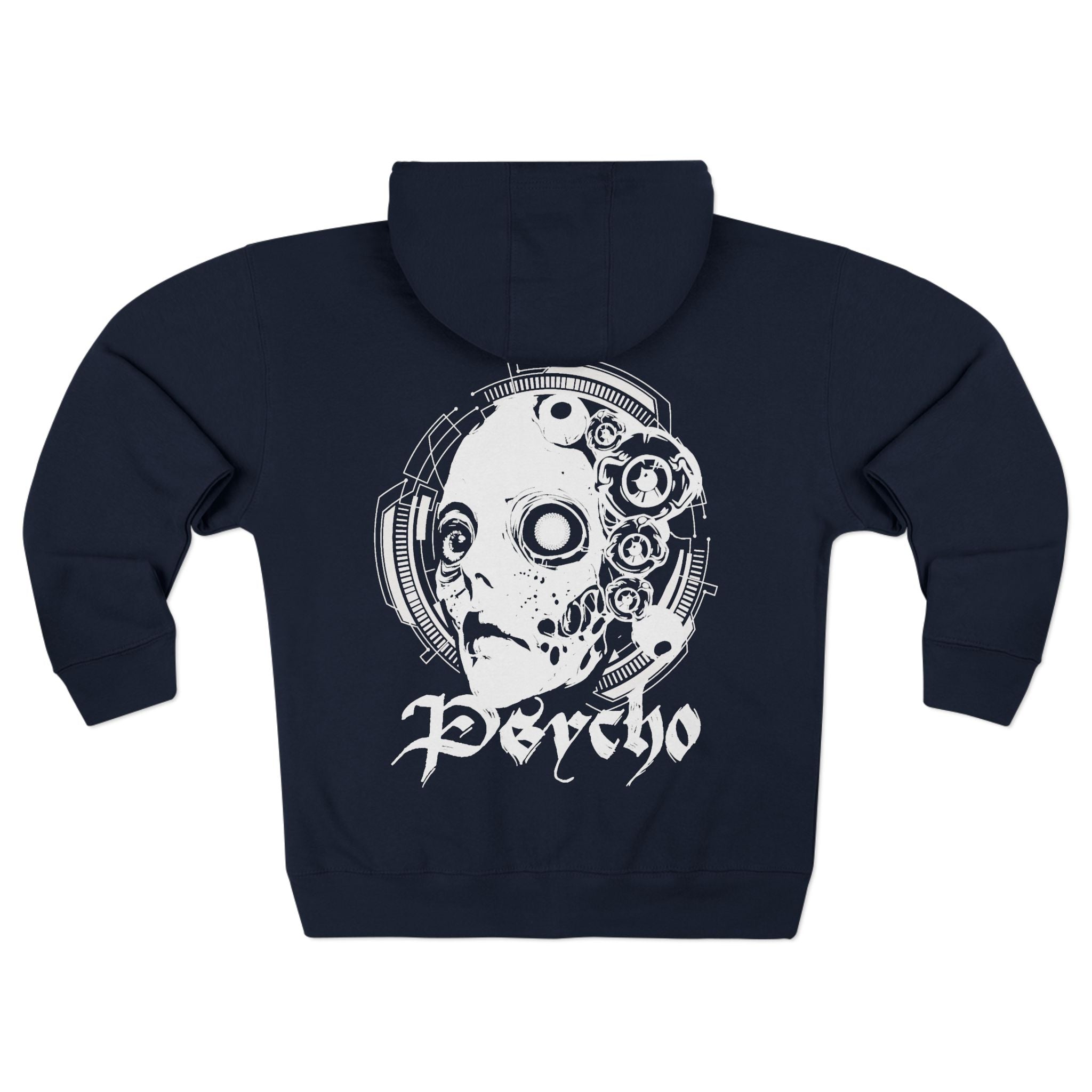 Gothic Graphic Unisex Zip Hoodie | Perfect for Concerts, Casual Wear, Gifts, Halloween, Streetwear, Teknowear