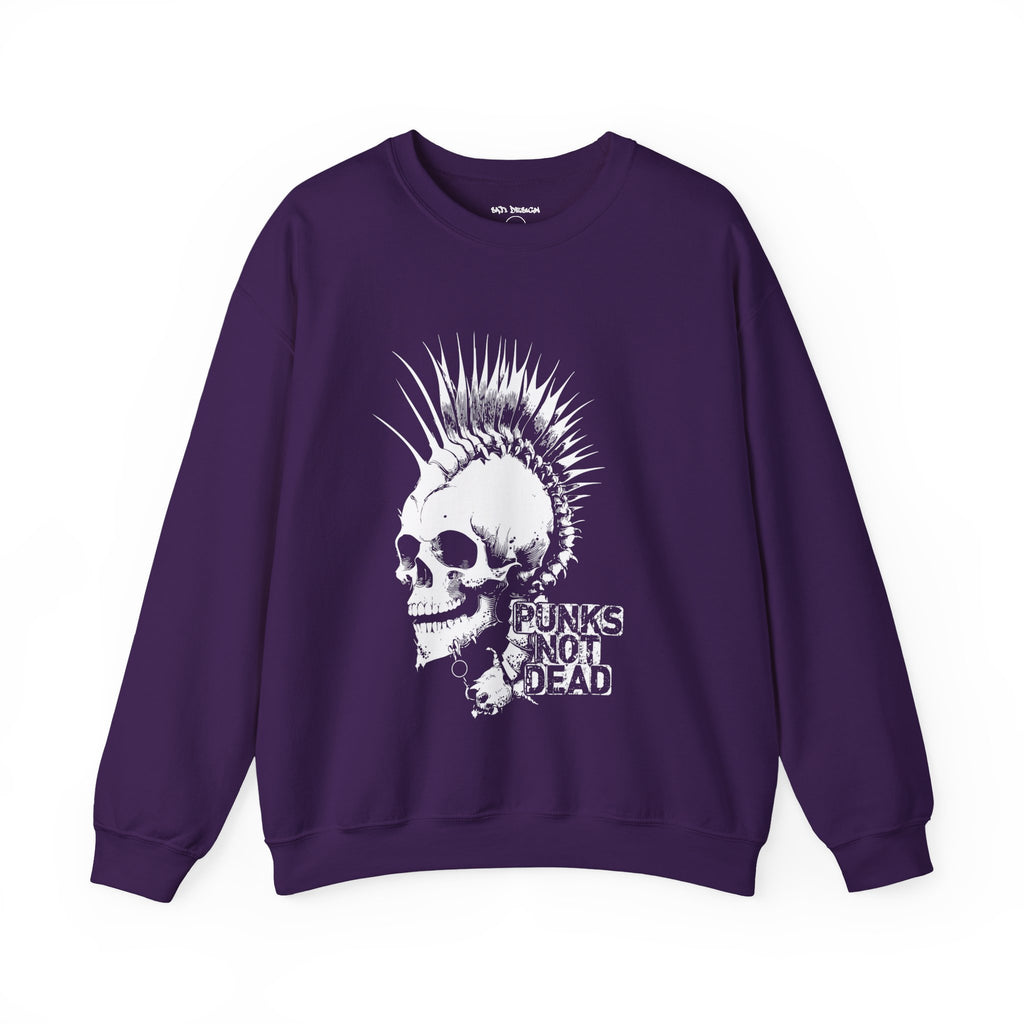 Skull Graphic Sweatshirt, Cozy Casual Unisex Crewneck, Perfect for Goth Lovers, Halloween Gift, Everyday Comfort