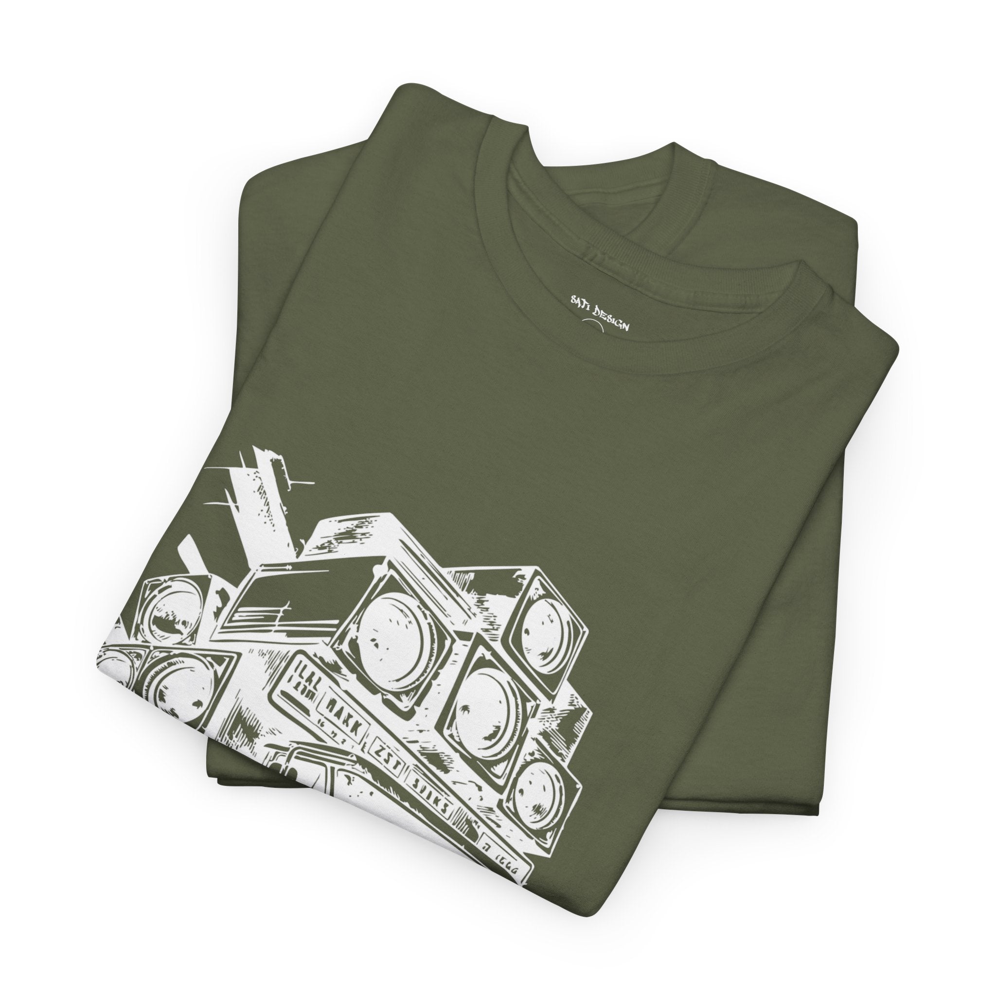 Tekno Truck Unisex Heavy Cotton Tee, Cozy Casual Tee, Everyday Wear, Techno Tee, Festival Tee