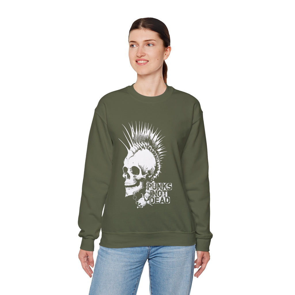Skull Graphic Sweatshirt, Cozy Casual Unisex Crewneck, Perfect for Goth Lovers, Halloween Gift, Everyday Comfort
