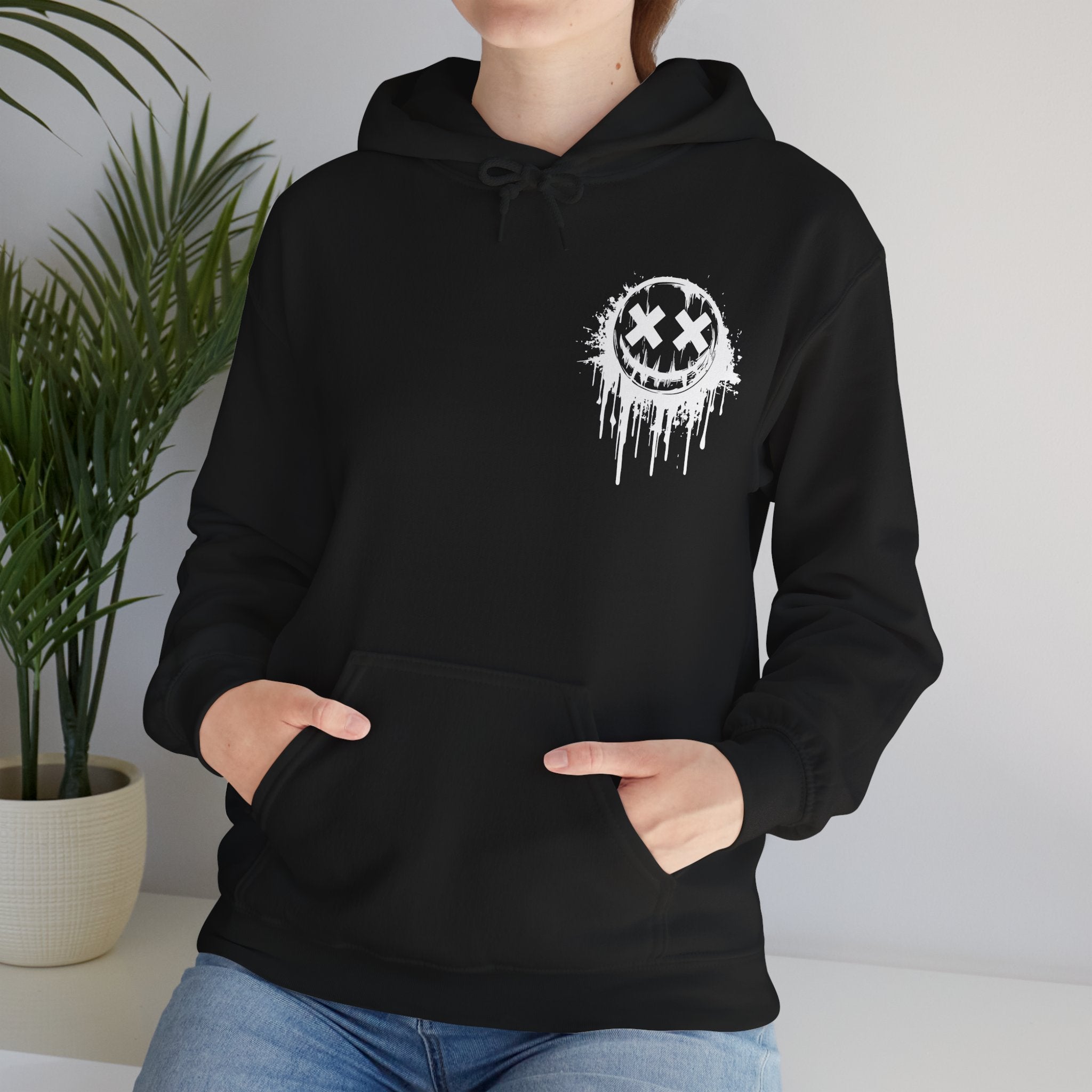 Smiley Hooded Sweatshirt - Casual Comfort for Everyone, Perfect for Daily Wear, Holidays, & Chill Days