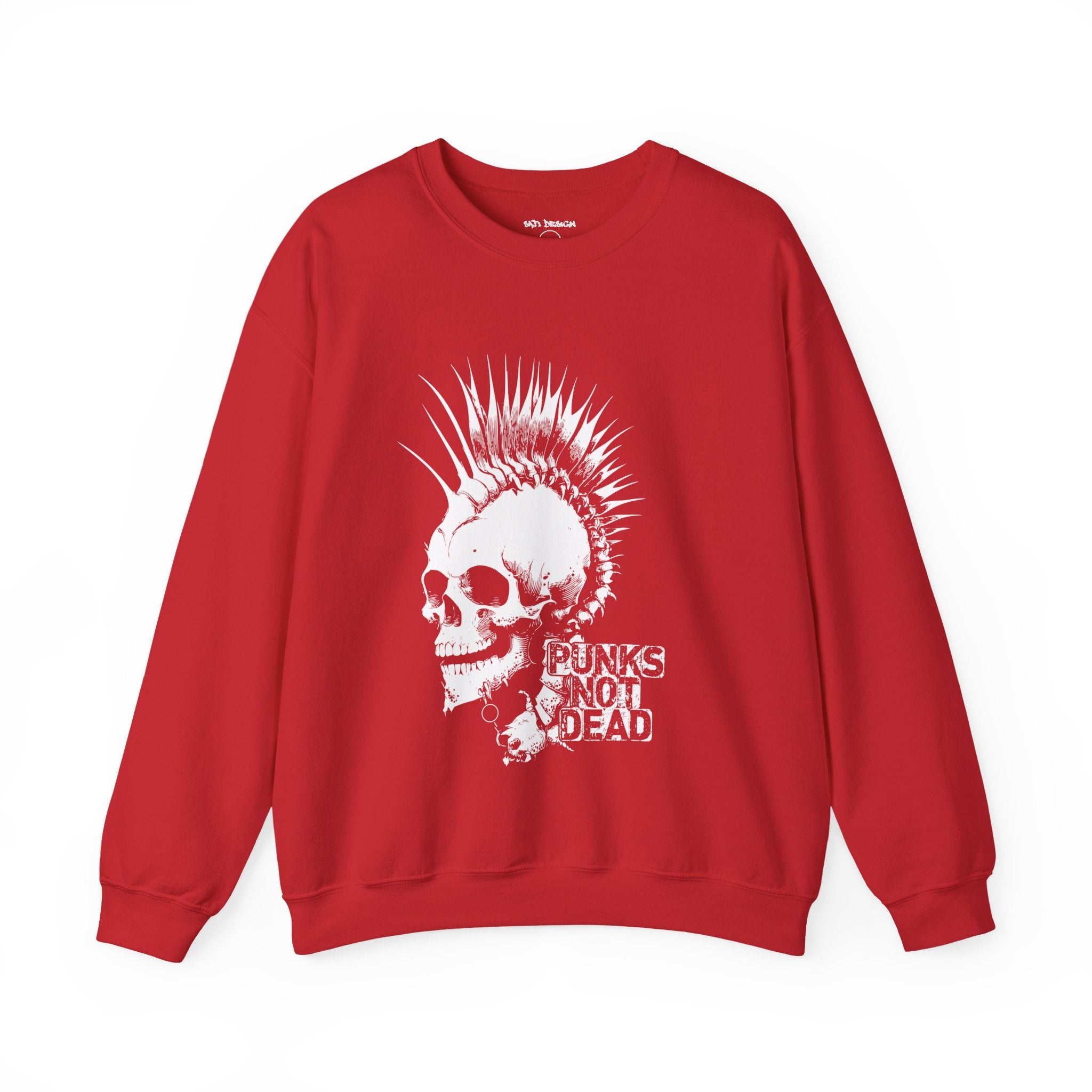Skull Graphic Sweatshirt, Cozy Casual Unisex Crewneck, Perfect for Goth Lovers, Halloween Gift, Everyday Comfort
