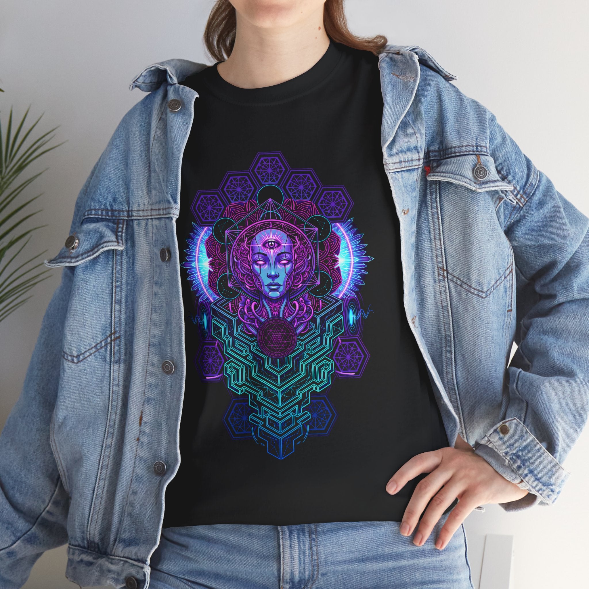 Cosmic Shaman Scared Geometry T-Shirt