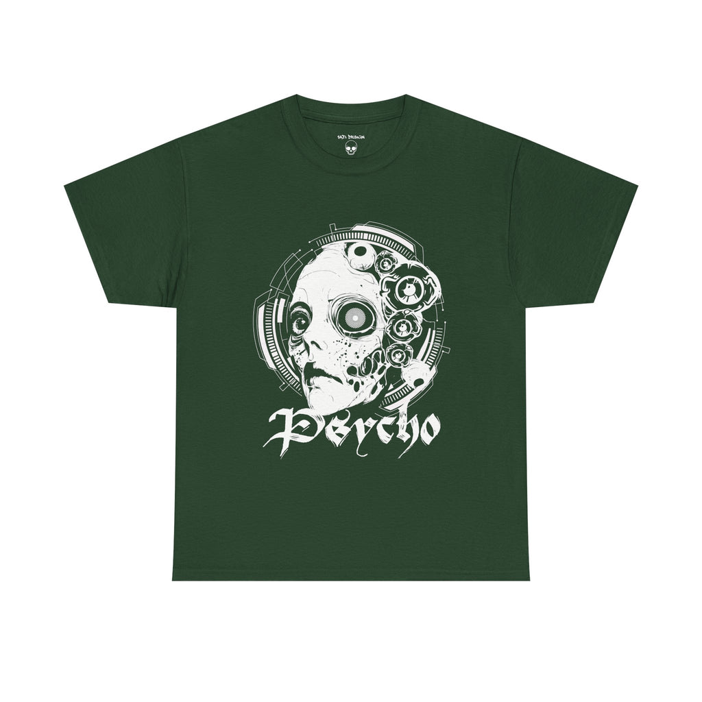 Creepy Cyberpunk Tee, Edgy Graphic Shirt, Unisex Heavy Cotton Tee, Dark Aesthetic Apparel, Alternative Fashion, Perfect for Casual Wear