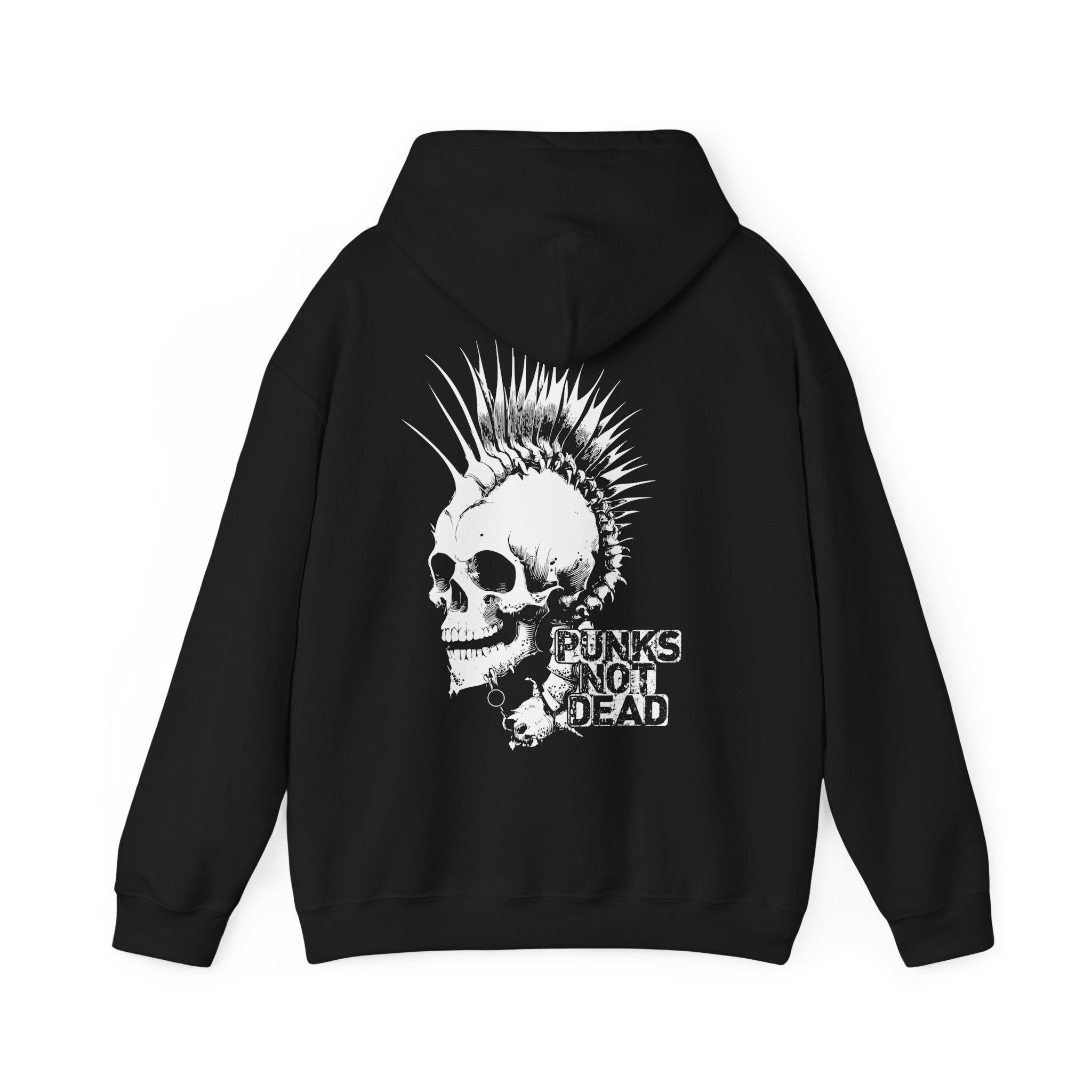 Punk-Themed Unisex Hoodie - Perfect for Rock Fans, Cozy Layer, Gift for Music Lovers, Alternative Fashion, Halloween Costume