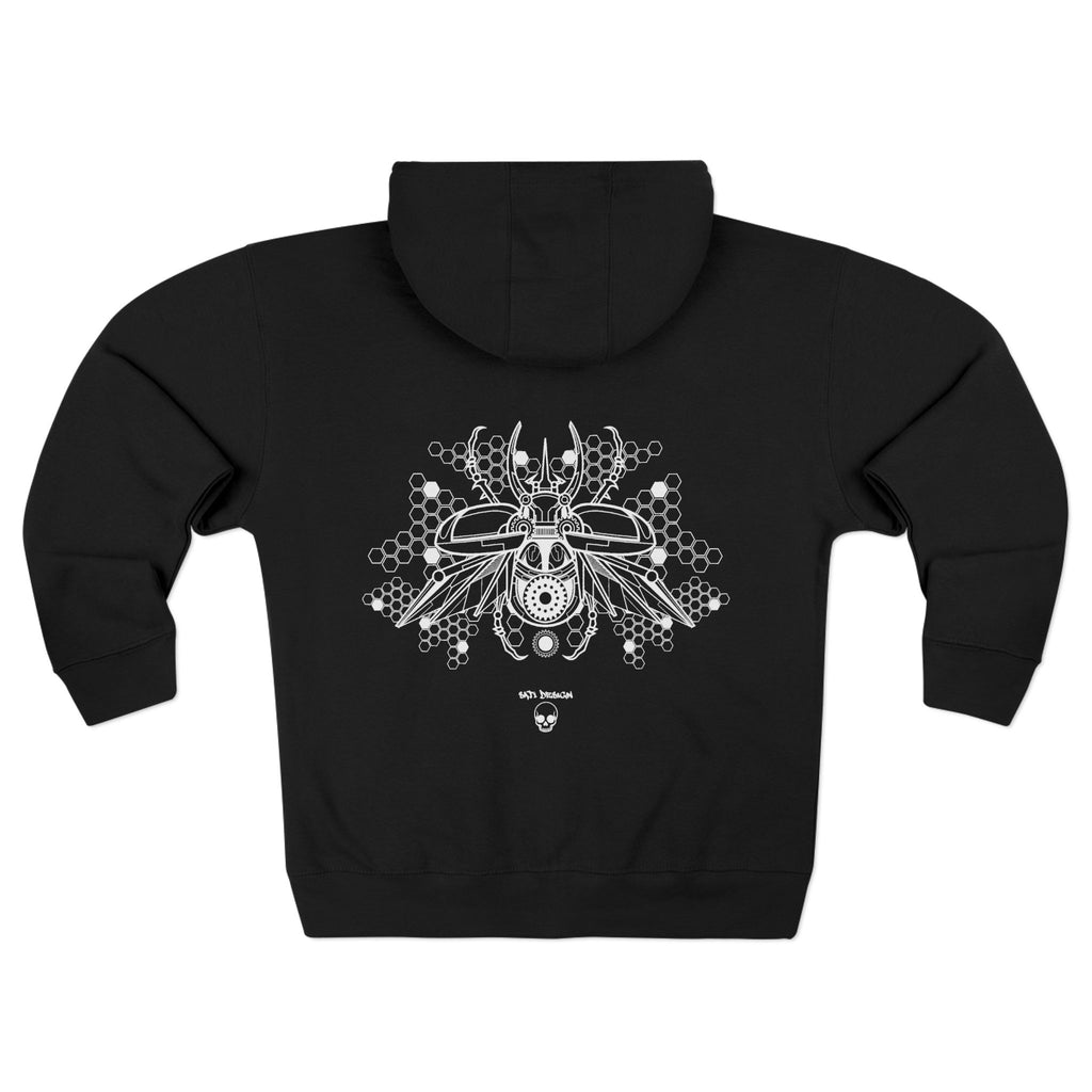 Cyber Insect, Stylish Unisex Zip Hoodie, Cozy Layer for Every Occasion, Perfect for Fall, Festival Hoodie