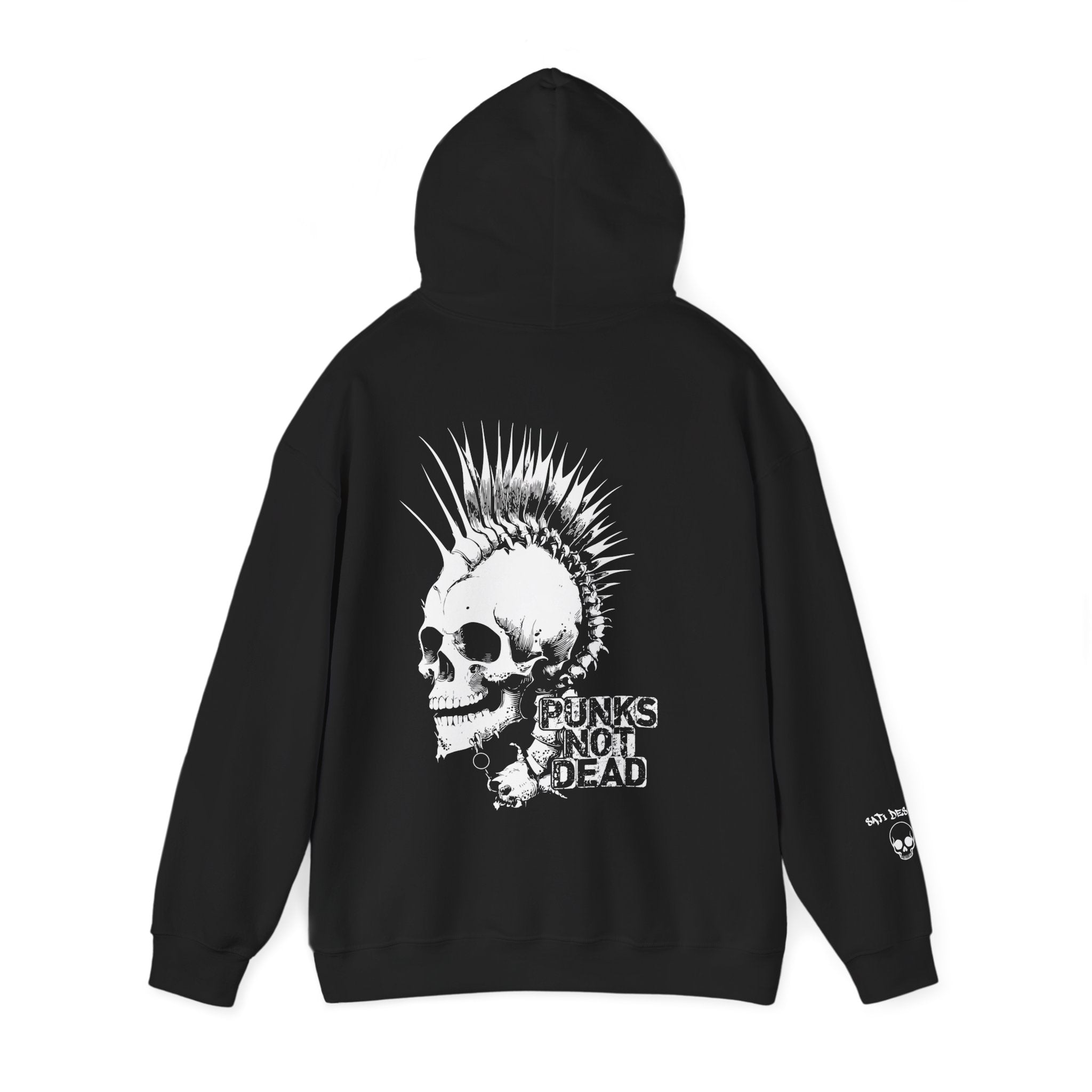 Punk-Themed Unisex Hoodie - Perfect for Rock Fans, Cozy Layer, Gift for Music Lovers, Alternative Fashion