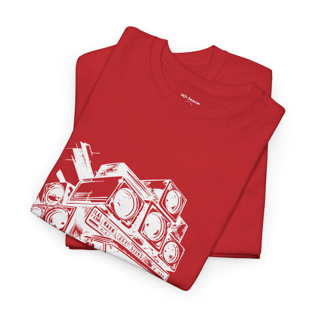 Tekno Truck Unisex Heavy Cotton Tee, Cozy Casual Tee, Everyday Wear, Techno Tee, Festival Tee