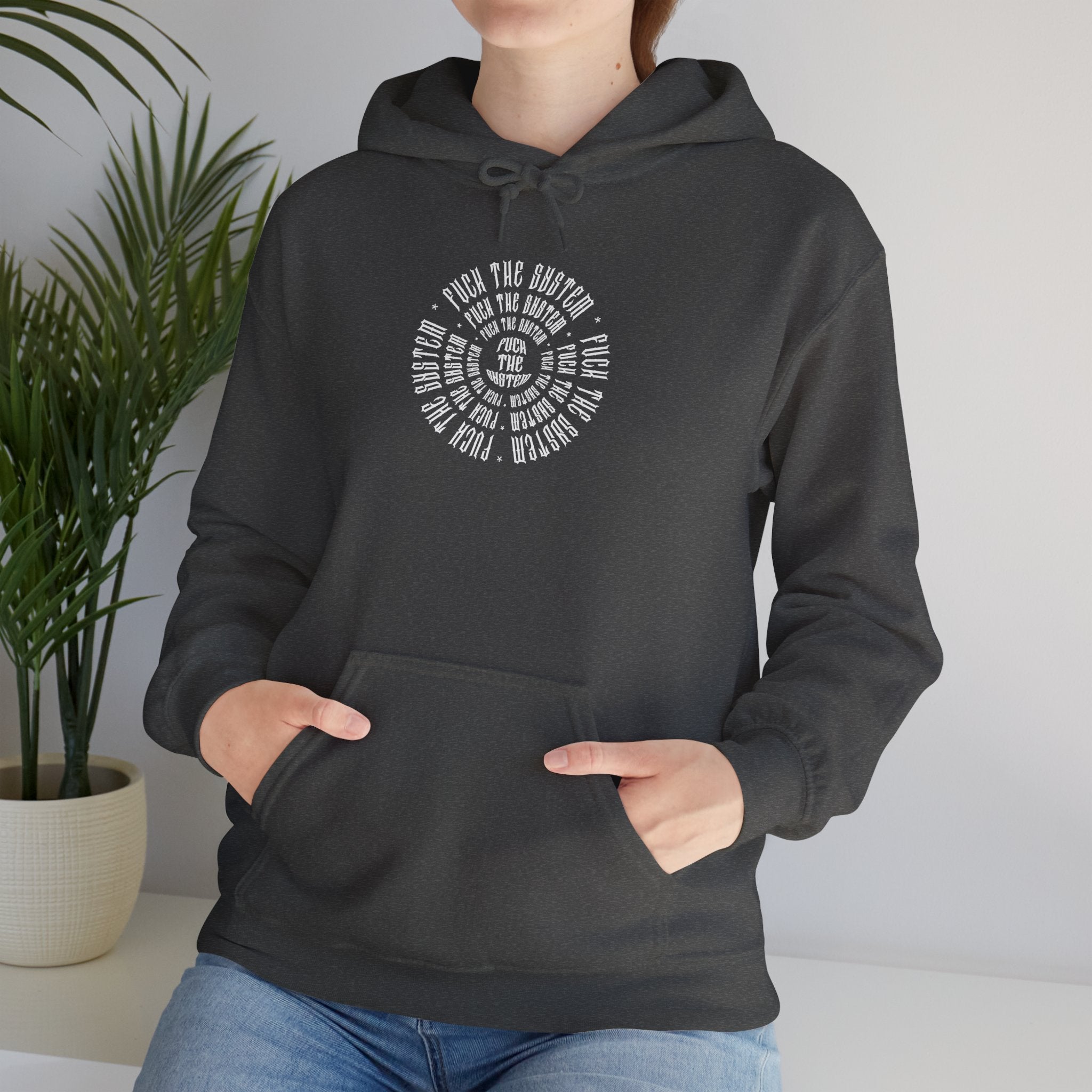 Copy of Fuck The System Punk-Themed Unisex Hoodie