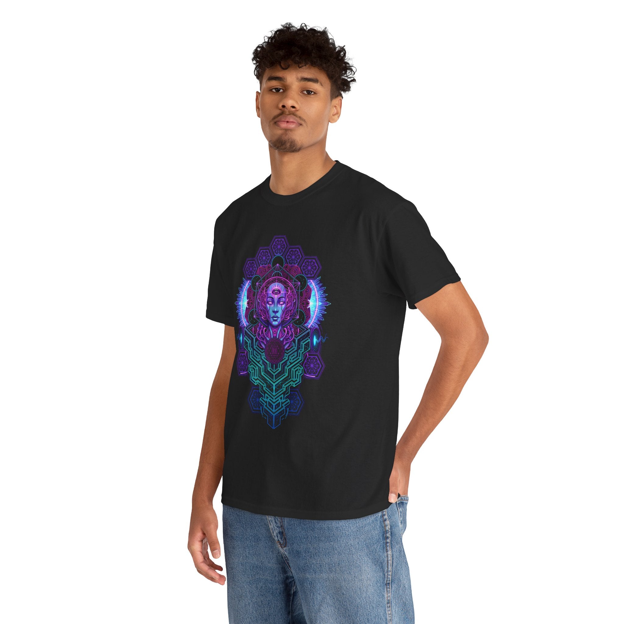 Cosmic Shaman Scared Geometry T-Shirt
