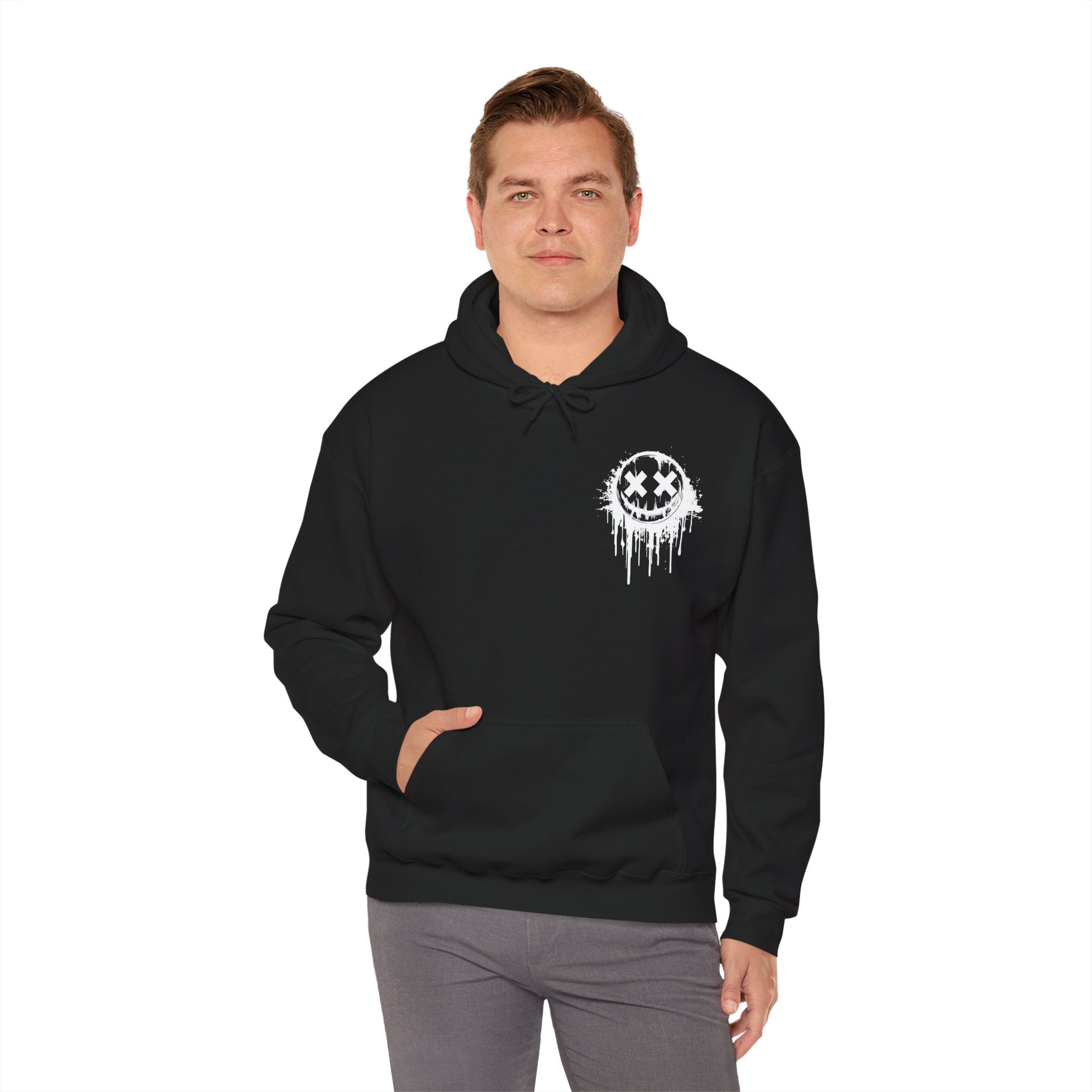 Smiley Hooded Sweatshirt - Casual Comfort for Everyone, Perfect for Daily Wear, Holidays, & Chill Days