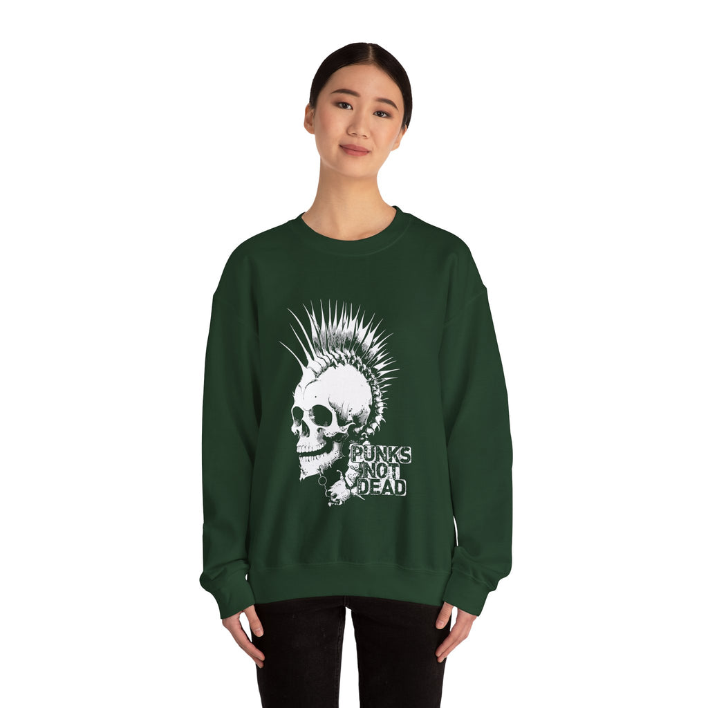 Skull Graphic Sweatshirt, Cozy Casual Unisex Crewneck, Perfect for Goth Lovers, Halloween Gift, Everyday Comfort