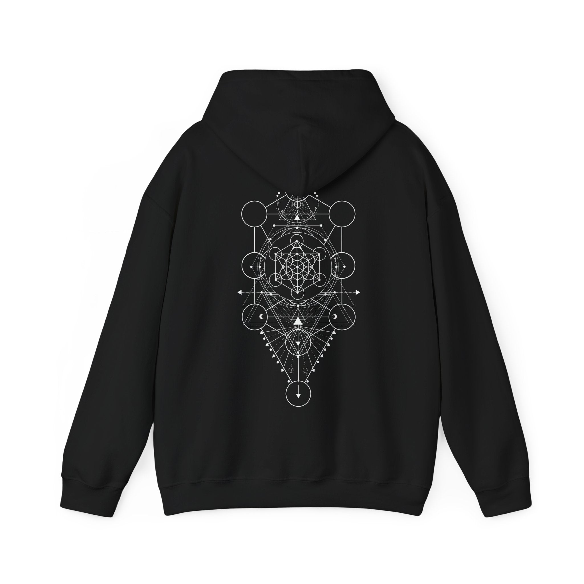 Sacred Geometry Cozy Unisex Heavy Blend™ Hooded Sweatshirt - Everyday Comfort, Customizable Designs, Ideal